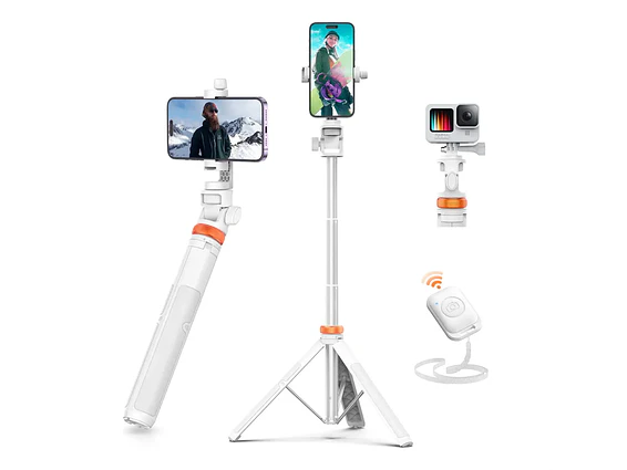 Trípode Ajustable de Celular + control Bluetooth 1