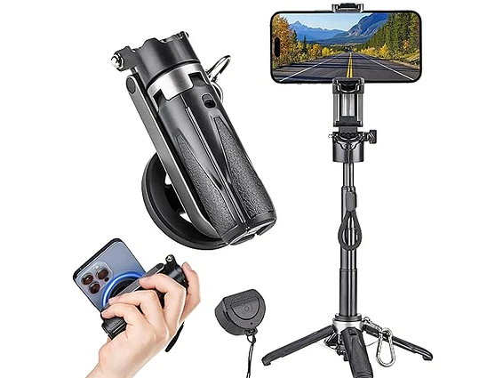 Trípode de teléfono de bolsillo para grabación de video vlog, 3 en 1 para MINI Selfi 1