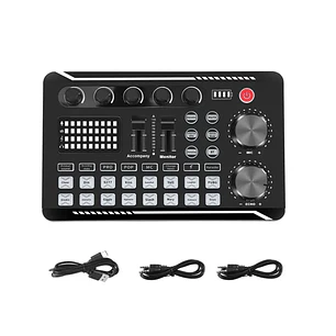 Tarjeta de Sonido Micrófono Interfaz de Audio