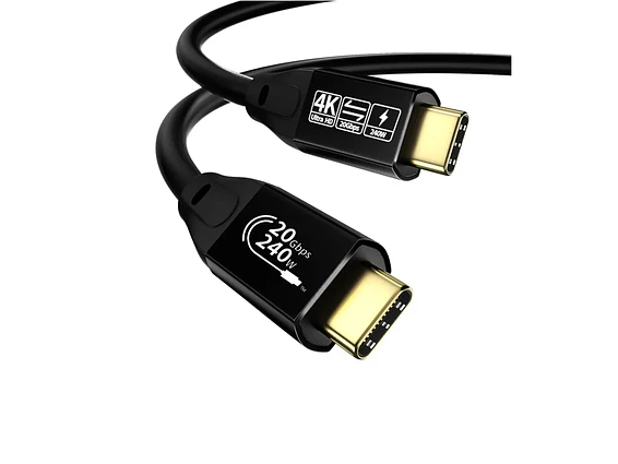 Cable Usb C 3.2 Gen 2 De 20 Gbps, Tipo C 4k A 60 Hz 1