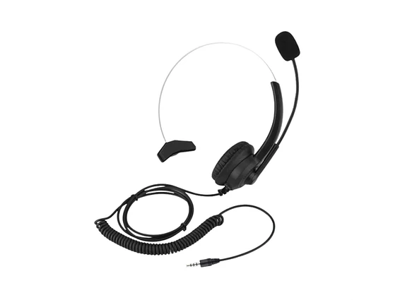 Auriculares Mono De Tráfico Tipo Callcenter 3.5 Mm 1
