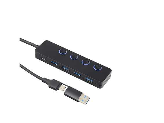 Multipuertos USB 3.0  Dual Tipo C - USB 1