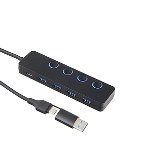 Multipuertos USB 3.0  Dual Tipo C - USB