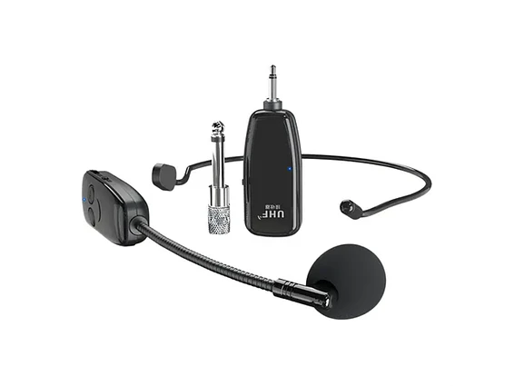 Micrófono Inalámbrico Vincha Recargable Negro AE0176 1