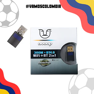 Adaptador Nonap 300M WiFi + Bluetooth 4.0 2-in-1 USB