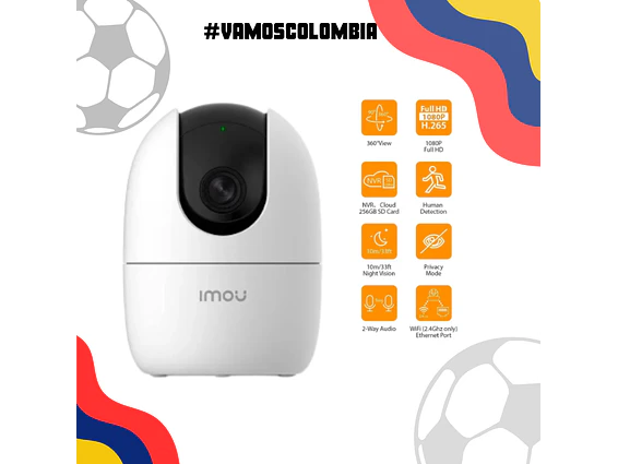 cámara IMOU Ranger 2 de 3MP+ Micro SD 64GB  1