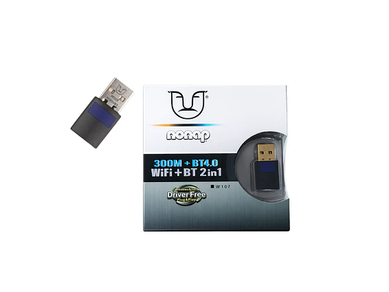Adaptador Nonap 300M WiFi + Bluetooth 4.0 2-in-1 USB 1