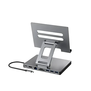 Soporte Laptop Multi-Conexión 9 en 1  Usb C 3.0 / Hdmi 4k 