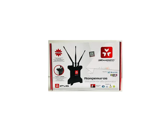 Router ROMPEMURO 3Bumen 3 Antenas - Repetidor Wifi 3
