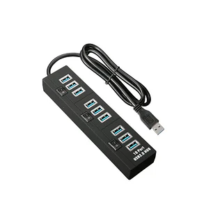 Multipuerto Hub 3.0 USB 10 puertos