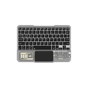 Teclado y Mouse Bluetooth, Luminoso, Recargable.