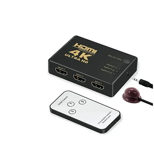Switch HDMI 3 entradas 1 Salida + Control