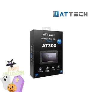 Disco portable mecánico ATTECH AT300 1TB
