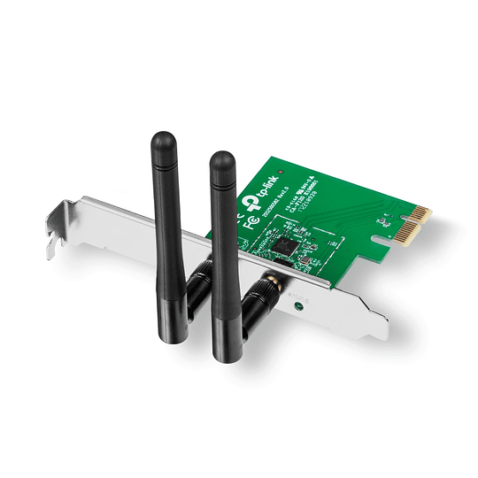 Adaptador WiFi Tp-Link TL-WN881ND, 2.4Ghz, Pci-e, 300Mb, 2 Ant.