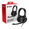 Audifonos Msi Immerse Gh30 V2 Gaming Con Mic 3,5mm Black