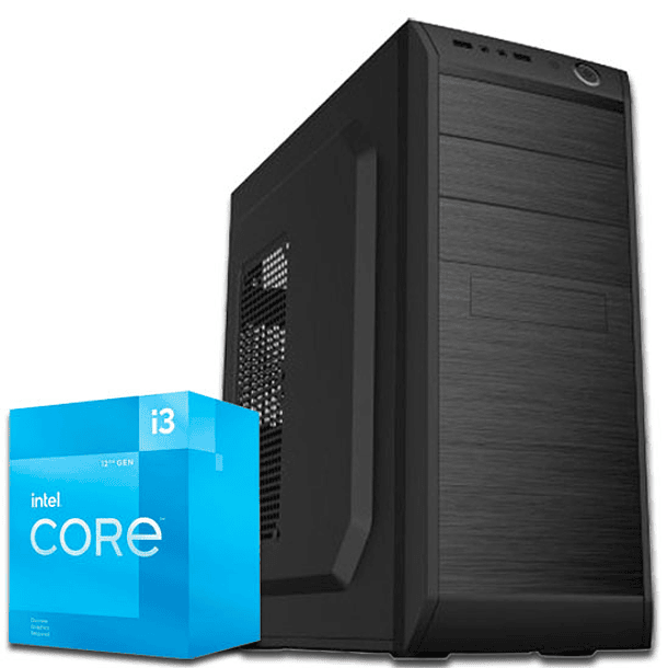 Pc Armado | Intel Core i3 12100 4-core + H610 + 16GB DDR4 + SSD 500GB M.2 + WIFI 1