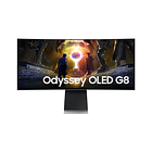 Monitor Gamer Samsung Odissey G8 34 3440x1440, OLED WQHD Curvo, 175Hz/0,03ms, 1xDP/2xHDMI, G85SD 2