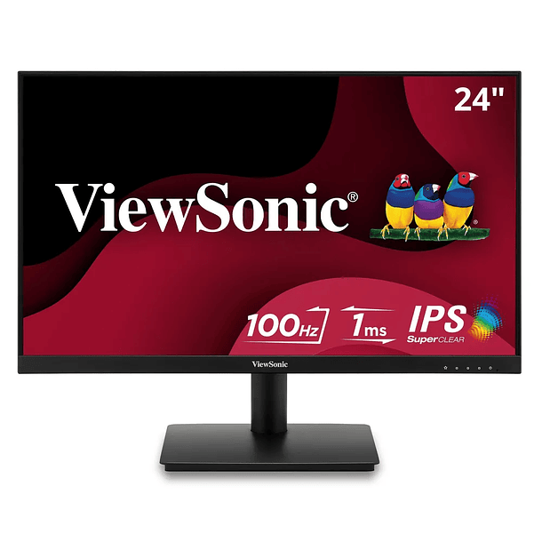 Monitor Viewsonic 24 Full HD 1920x1080, IPS, 100Hz/1ms, VGA/HDMI, VA240-H, incl. cable HDMI 