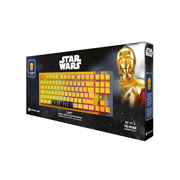 Teclado Mecánico Inalámbrico Primus Gaming Ballista 82T — Edición Star Wars C-3PO (PKS-S082DR) 3