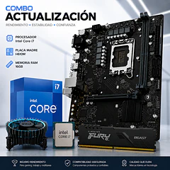 Combo Actualizacion PC Intel i7 12700 12-core + Placa H610 + Ram 16GB DDR4