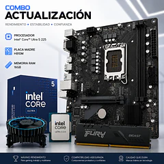 Combo Actualizacion PC Intel Core Ultra 5 225 10-core + Placa H810 + Ram 16GB DDR5