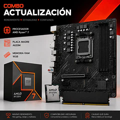 Combo Actualizacion PC AMD Ryzen 7 8700G 8-core + Placa A620 + Ram 16GB DDR5