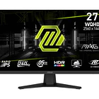 Monitor Gamer MSI MAG 27 2K WQHD 2560x1440, IPS Rapido, 240Hz/0.5ms, 1xDP+2xHDMI, 274QF X24, incl. cable DP 2
