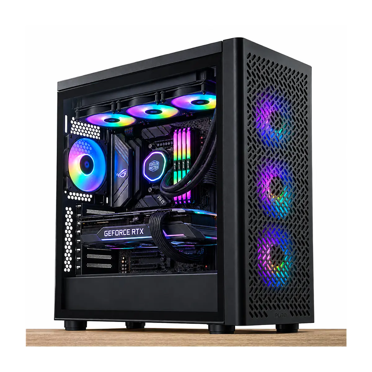 CPU AMD Ryzen7 9800X3D PC ELITE Amd Ryzen 7 9800X3D 8-Core + 32GB DDR5 + RTX 5060 T