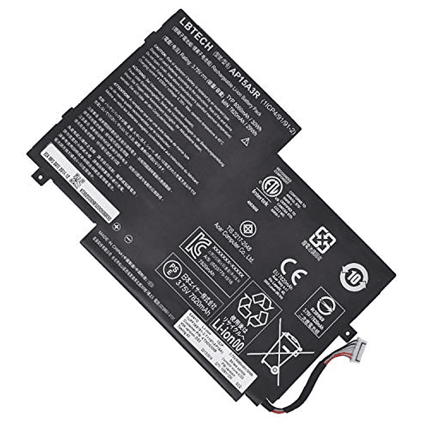Batería de Repuesto para Portátil Acer Switch 10 10E SW3-013P SW3 1ICP4/91/91-2, LBTECH AP15A3R AP15A8R, 3,8V 31WH 2