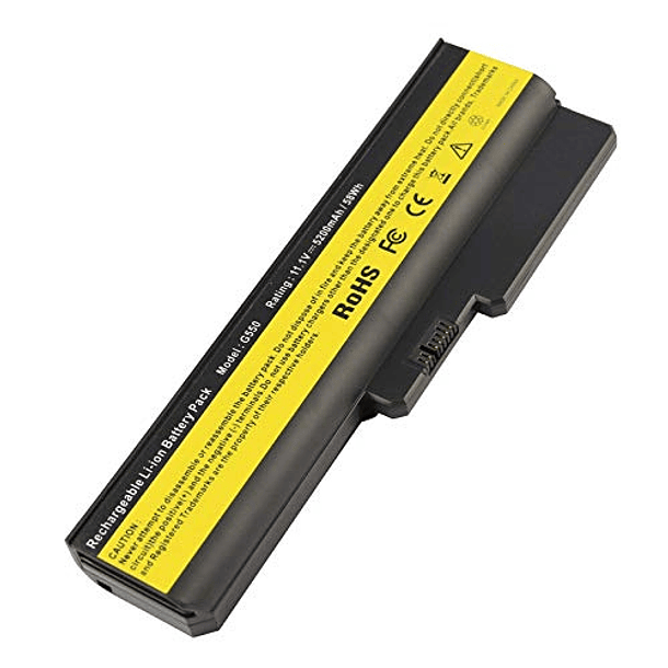 Batería para Portátil Lenovo 3000 B460 B550 G430 G450 G455 G530 G550 G555 N500, Ideapad B460 G430 V460 Z360 - Futurebatt 6 Celdas 5200mAh 2