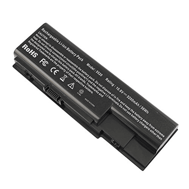 Batería Compatible para Portátil Gateway MDJ7820u Acer Aspire 5520, 5720, 5920, 6920, 6920G, 7520, 7720, 7720G, 7720Z Series, P/N AS07B31, AS07B32, AS07B41, AS07B42, AS07B51, AS07B71, AS07B72, CONIS72 1