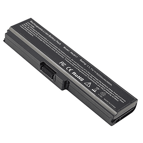 Batería Compatible con Toshiba Satellite L675, L750, L700, L755, P755, P750, C655, A655, A665, C655D, L755D, L755-s5167, L755-s5170, L755-s5175 y L755-s5213 (PA3817U-1BRS, PA3818U-1BRS) 1