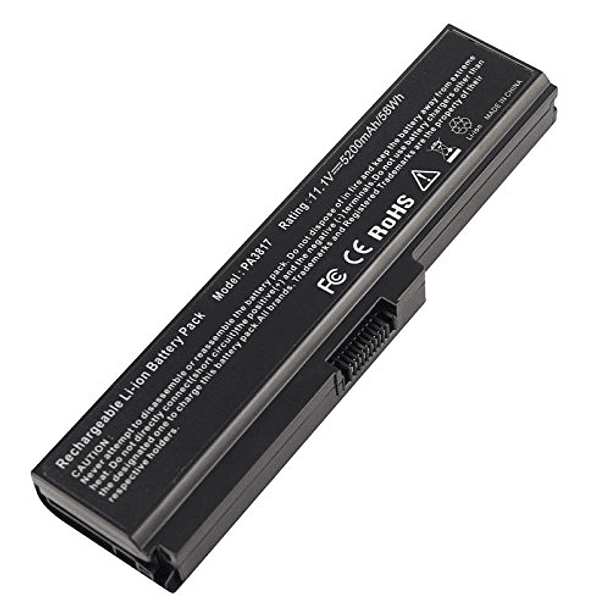 Batería Compatible con Toshiba Satellite L675, L750, L700, L755, P755, P750, C655, A655, A665, C655D, L755D, L755-s5167, L755-s5170, L755-s5175 y L755-s5213 (PA3817U-1BRS, PA3818U-1BRS) 5