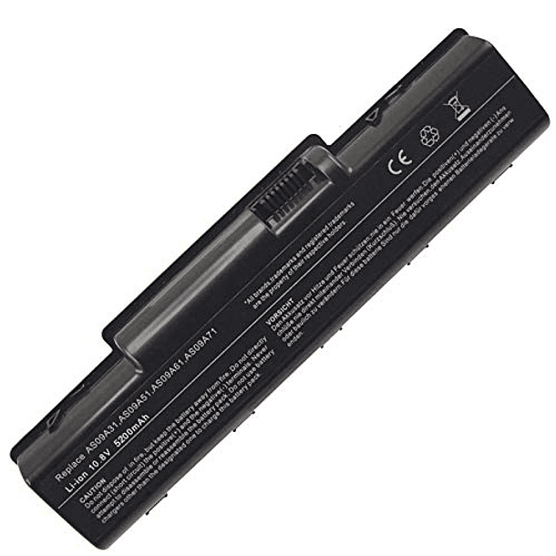 Batería de Repuesto Compatible con Portátiles USTOP EMACHINE D525 D725 E525 E725 E527 E625 E627 G620 G627 G725; AK.006BT.025 AS09A31 AS09A36 AS09A41 AS09A51 AS09A56 AS09A61 AS09A70 AS09A71 AS09A73 AS0 1