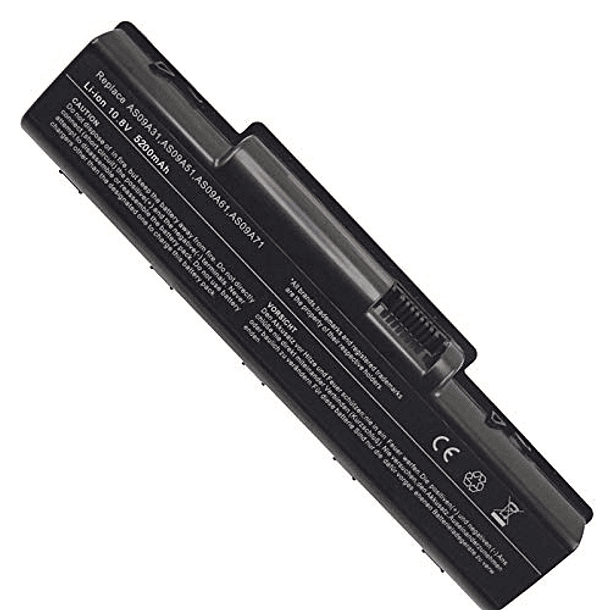 Batería de Repuesto Compatible con Portátiles USTOP EMACHINE D525 D725 E525 E725 E527 E625 E627 G620 G627 G725; AK.006BT.025 AS09A31 AS09A36 AS09A41 AS09A51 AS09A56 AS09A61 AS09A70 AS09A71 AS09A73 AS0 2