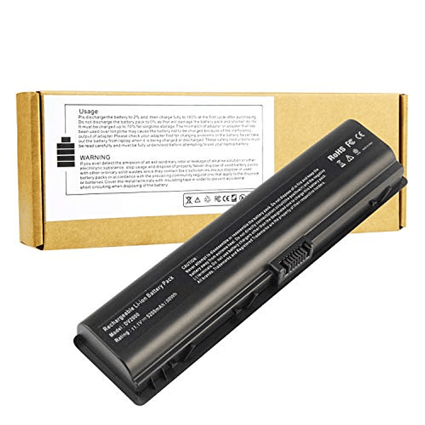 Batería Compatible para HP Pavilion DV2000, DV2100, DV2200, DV2400, DV6000, DV6100, DV6300, DV6500, DV6700 y Compaq Presario C700 1