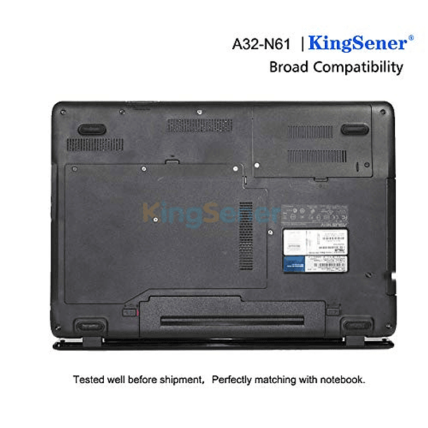 Batería Compatible con Asus N61 N61J N61D N61V N61VG N61JA N61JV M50s N53 N53S N53SV N43S N43JF N43JQ A32-M50 A33-M50 - KingSener A32-N61 [10.8V, 56WH, 5200mAh] 7