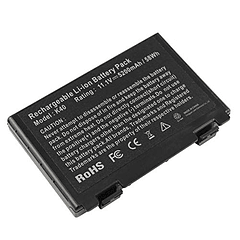 Batería para Portátil Futurebatt de 6 Celdas Compatible con ASUS K61IC K60IJ K50IJ K50I K60I A32-F82 A32-F52 X8D X8B