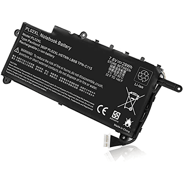 Batería AC Doctor INC PL02XL para HP Pavilion 11 X360 11-n010dx Series 1