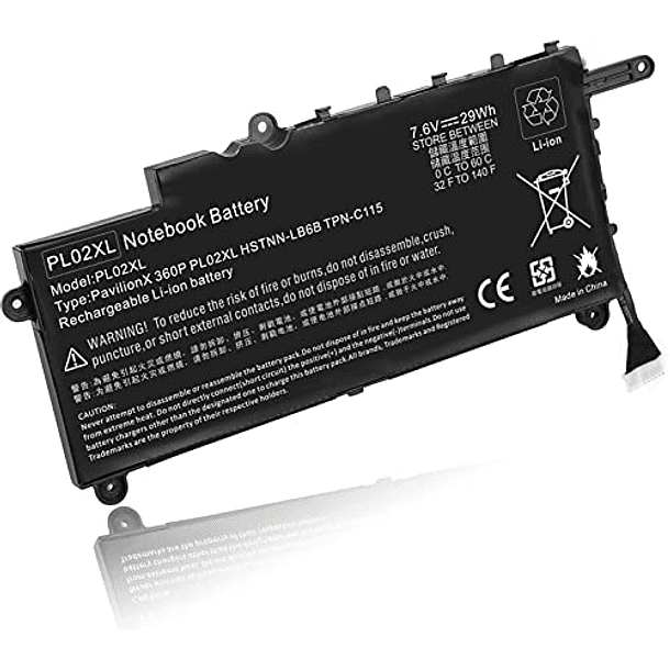 Batería AC Doctor INC PL02XL para HP Pavilion 11 X360 11-n010dx Series 2