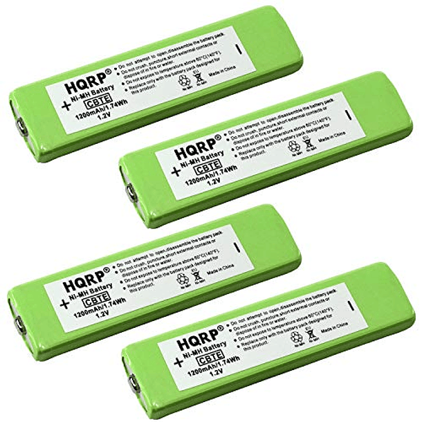 Paquete de 4 Baterías Compatibles HQRP para Sony NC-5WM, NC-6WM, NH-9WM, NH-10WM, NH-14WM, 1-528-231-11, D-777, D-E01, D-E888, D-E900, D-E905, D-E990, D-E999, D-EJ01, D-EJ825, D-EJ885, D-EJ915, WM-EX6 1