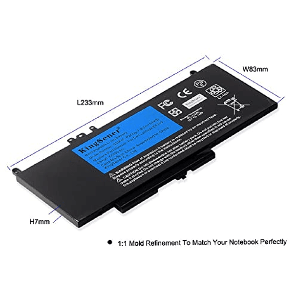 Batería para Notebook Dell Latitude E5450 E5550 E5250 de 15,6