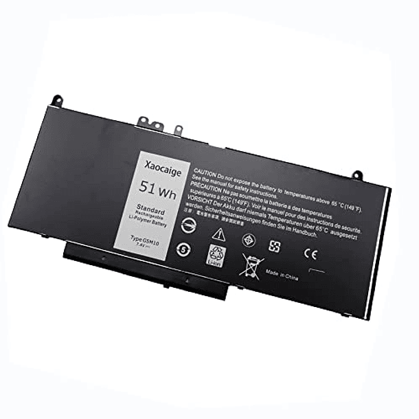 Batería Compatible para Dell Latitude E5450 E5550 Series 0WYJC2 8V5GX R9XM9 WYJC2 1KY05 451-BBLN 080-854-0066 TXF9M 7V69Y - Xaocaige G5M10 1