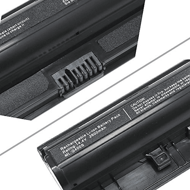 Batería Nueva Compatible para Portátiles G400S G405S G500S G505S G510S S410P S510P, Serie Z710, P/N: L12L4E01 L12M4E01 L12S4E01 L12L4A02 L12M4A02 L12S4A02 6