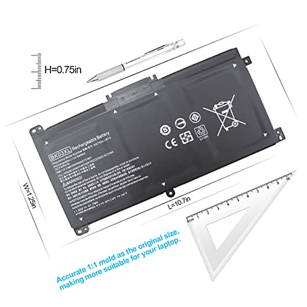 Batería Compatible con HP Pavilion X360 Convertible 3