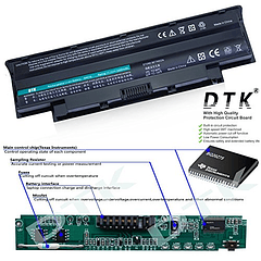 Batería Compatible para Dell Inspiron 3420 15r 17r 14r 13r N5010 N5110 N4110 N4010 N3010 M5110 M4110 M501 M503 Series, P/n 4t7jn [11,1 V 5200 mah]