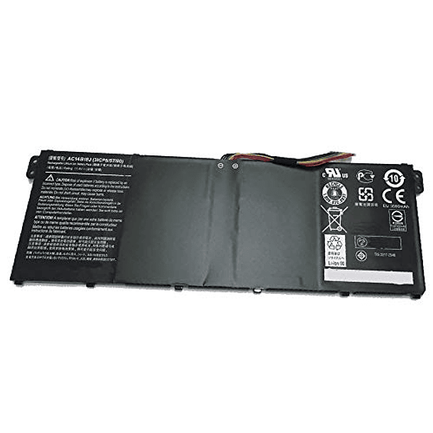 Batería de Repuesto Compatible con Acer Aspire E3-111 E3-721 E5-771 E5-771G ES1-311 ES1-711 AC14B18J 3ICP5/57/80 - Powerforlaptop 1