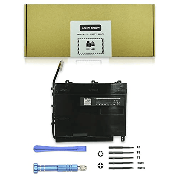 Batería de Repuesto para HP Omen 17-W y 17T-W Series 95.8Wh HSTNN-DB7M con Kit de Herramientas de Reparación y Manual de Usuario Electrónico - GREEN FUSION PF06XL 1