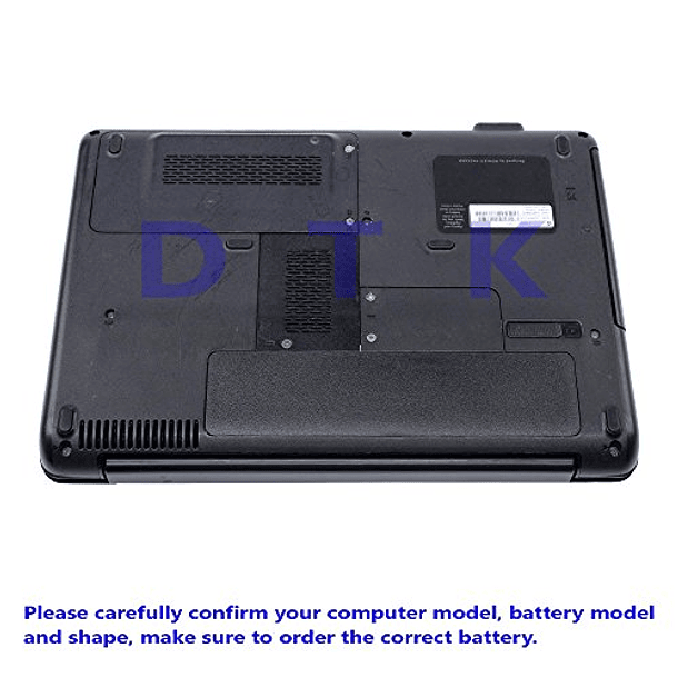 Batería de Repuesto para Portátil HP G60 G61 G70 G71 Pavilion DV4-1000/DV5-1000/DV5-3000/DV6-1000/DV6-2000/Compaq Presario CQ40/CQ60/CQ61 Series Notebook DTK EV06 484170-001 10.8V 440mAh 7