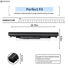 Batería Compatible para HP Pavilion 15-BA 15-AY 15-AC 15-AF 17-X Serie 15-ba079dx 15-ba009dx 15-ay009dx 15-ay011nr 15-ay014dx 15-ay041wm 15-ac121dx 15-af13 -x037cl 17-x115dx 17-x051nr (807956-001 HS03